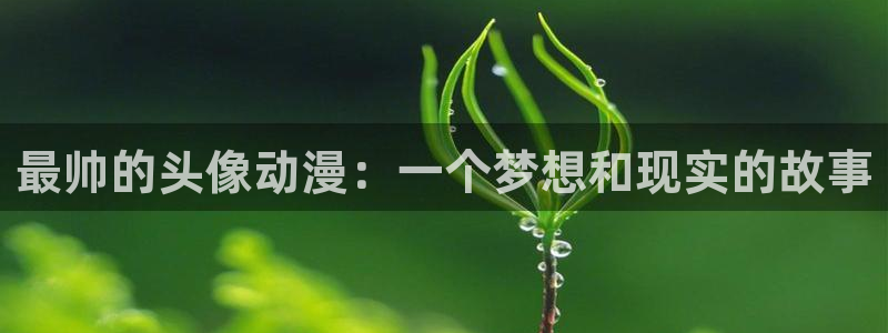 里番：最帅的头像动漫：一个梦想和现实的故事